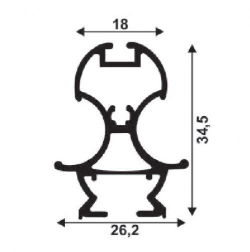 پروفیل آلومینیومی کابین دوش