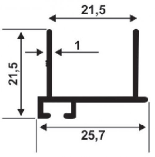 پروفیل آلومینیومی کابین دوش