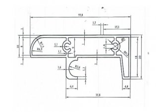 پروفیل آلومینیومی کابین دوش